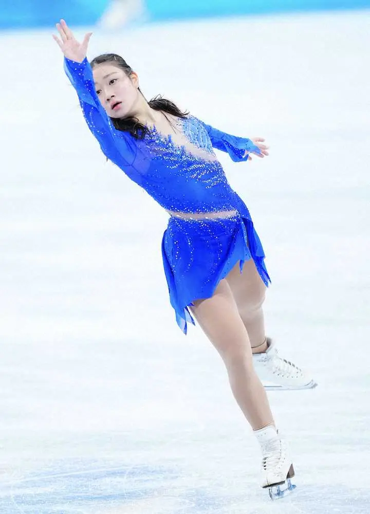 【画像・写真】河辺愛菜「楽しかったけど怖かった」涙声で語った初五輪は計166・73点23位「4年後出られるように」