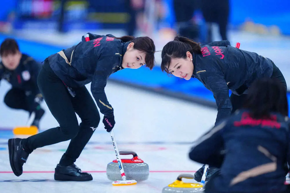 日本代表ロコ 知那美 夕梨花の吉田姉妹の素顔 遠征帰りの定番メニューは おにぎり スポニチ Sponichi Annex スポーツ