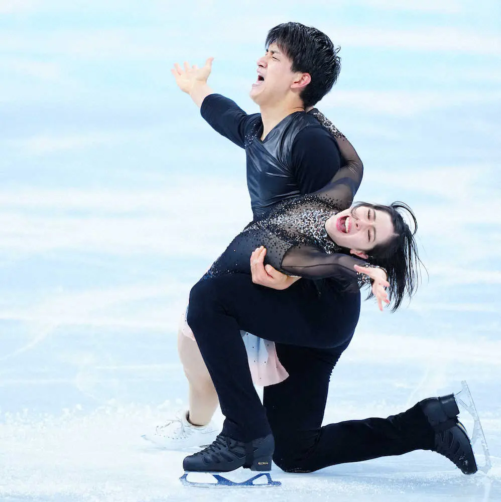 【画像・写真】りくりゅう　フリー自己ベスト141.04点！ペア日本勢初の入賞確定