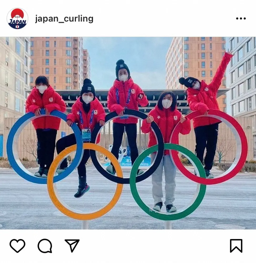 日本カーリング協会インスタグラム（＠japan_curling）より