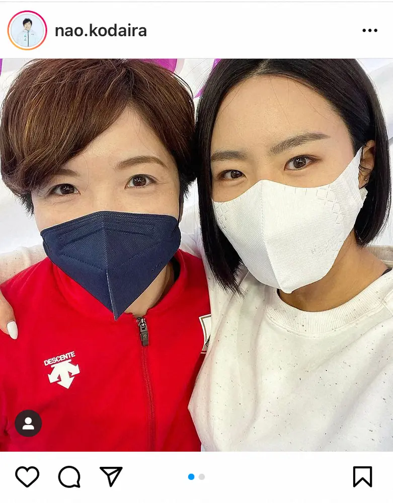 【画像・写真】小平奈緒　“大親友”イ・サンファさんとの再会ショット公開「同じような困難を乗り越えてきたから」