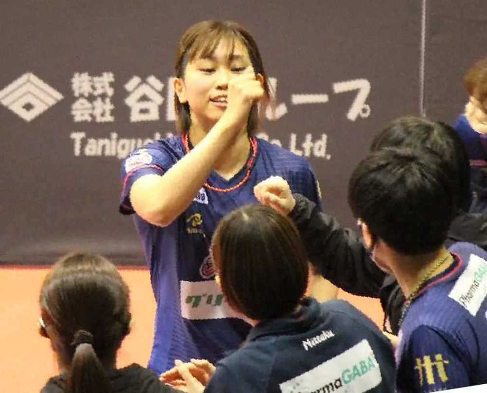 【画像・写真】九州、プレーオフ進出へ大前進　燃えた！佐藤、張本智和の妹・美和を圧倒「絶対に勝ってやろうと」