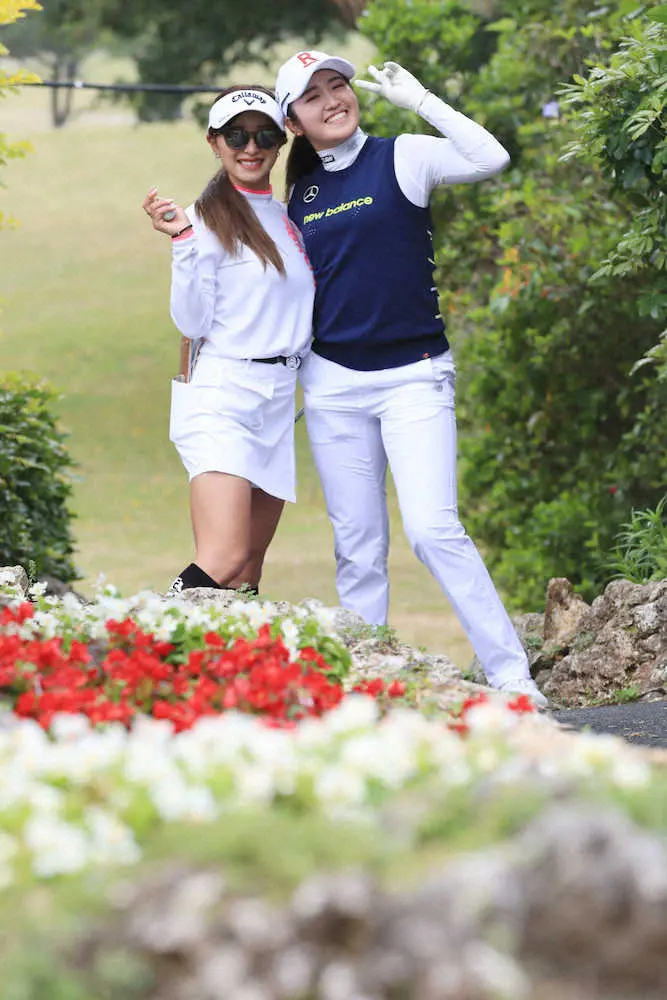 【画像・写真】銀メダリスト稲見萌寧は金の歩夢&陵侑から刺激「自分がレベルアップするために」女子ゴルフ開幕戦