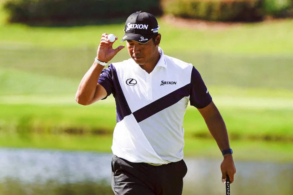 【画像・写真】松山　後半伸ばせず63位発進、第2日へ切り替え「ひとつずつ伸ばしたい」