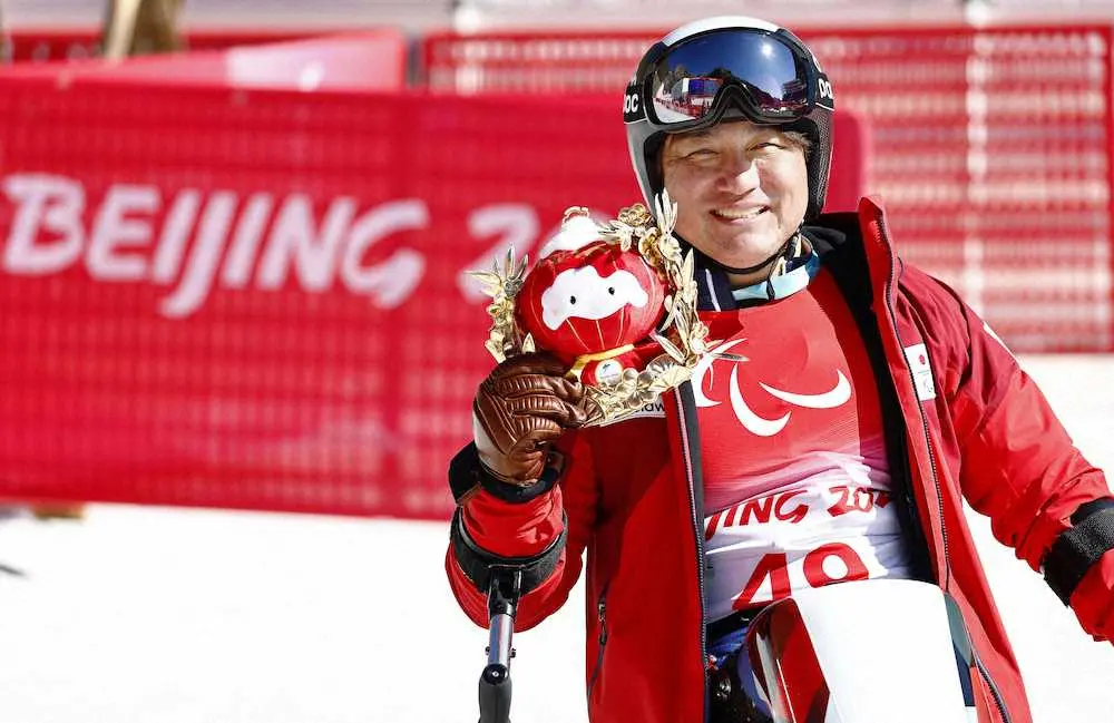 【画像・写真】森井大輝　5大会連続表彰台の銅獲得「価値のあるメダル」　北京パラアルペンスキー滑降