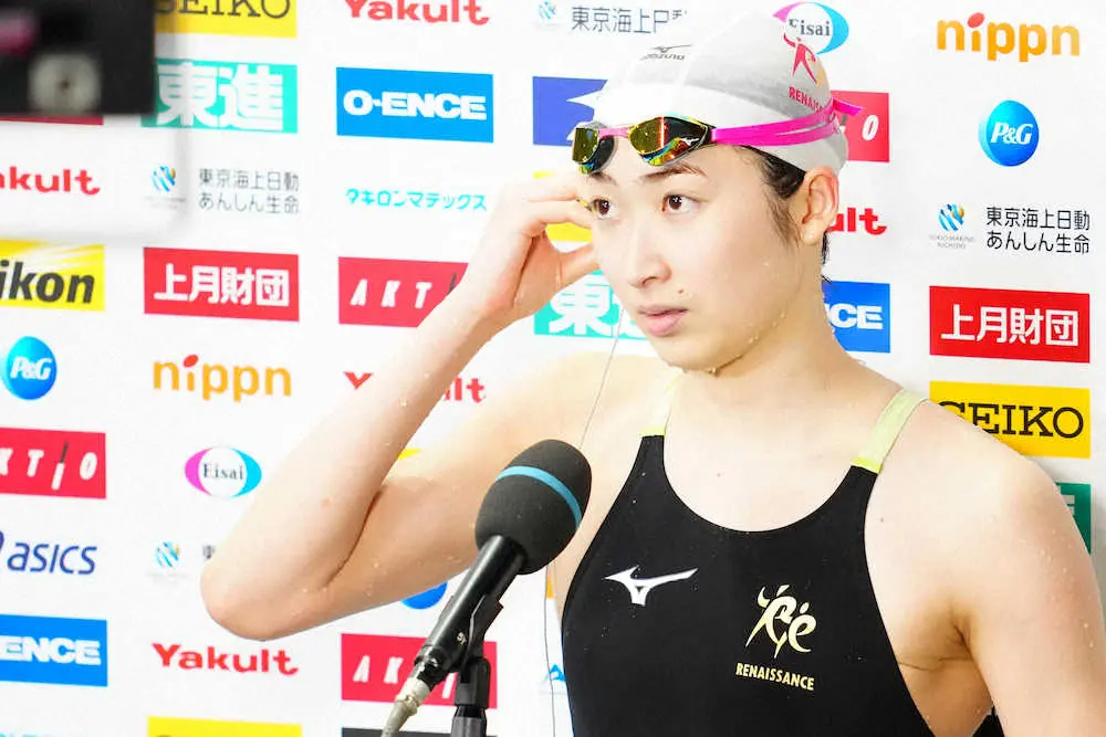 【画像・写真】池江　涙なしの前向き100バタV　0秒10差で世界選手権代表逃すも悔しさをパリへの糧に