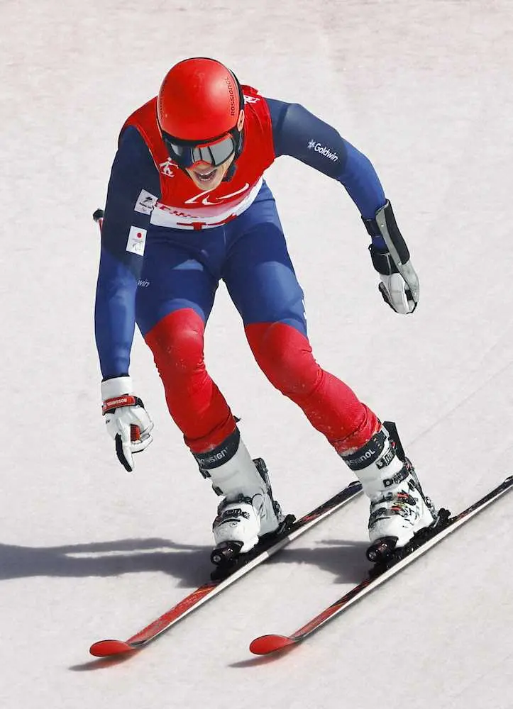 【画像・写真】鈴木　巻き返し5位入賞、男子大回転座位　故郷・東北へ滑りで思い表現