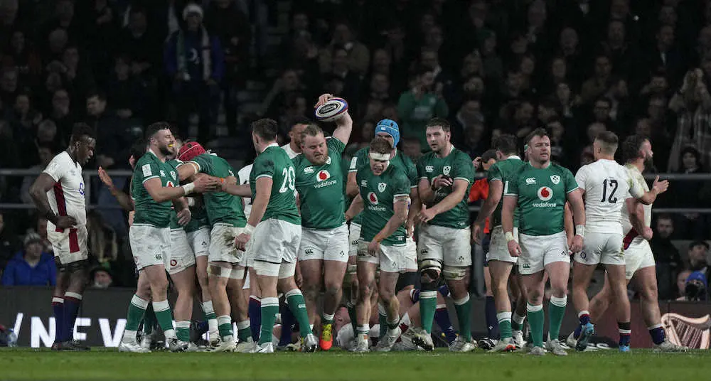 【画像・写真】アイルランドが1敗キープで優勝に望みつなぐ　前半1分から14人のイングランド力尽きる