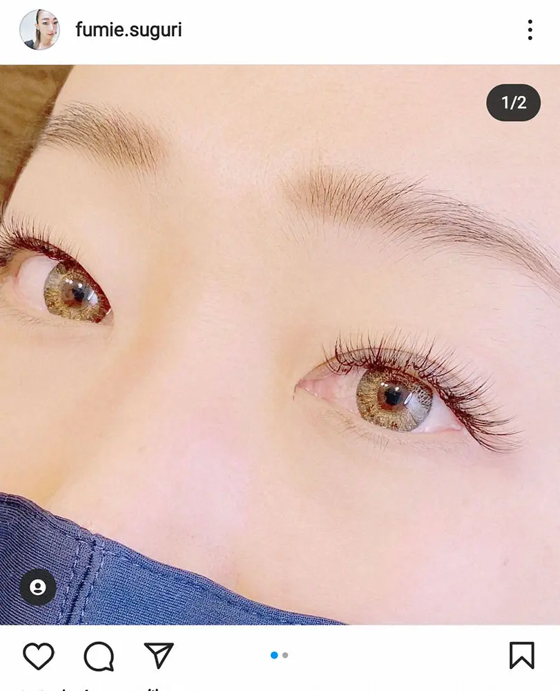 【画像・写真】村主章枝さんインスタグラム（＠fumie.suguri）から