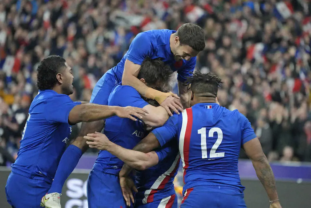 【画像・写真】フランスが欧州6カ国対抗12年ぶりのグランドスラム達成　地元開催23年W杯へ弾み