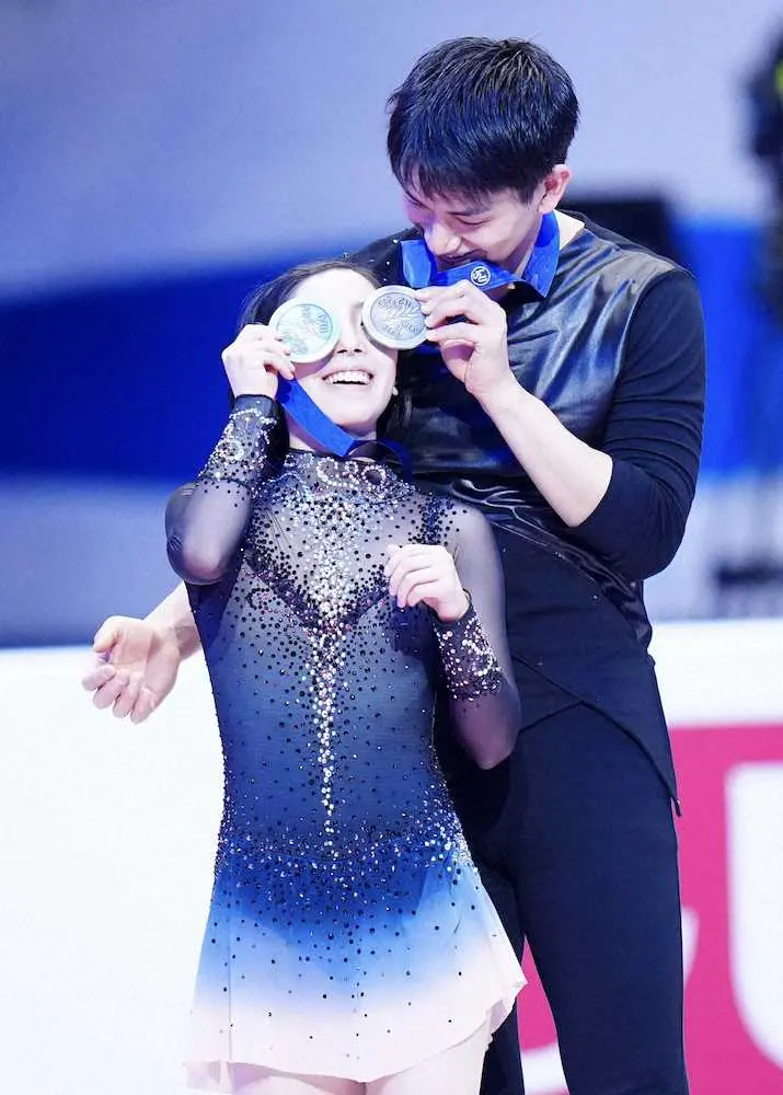 【画像・写真】りくりゅう　日本勢ペア最高位の銀メダルも…三浦「悔しさ残った」