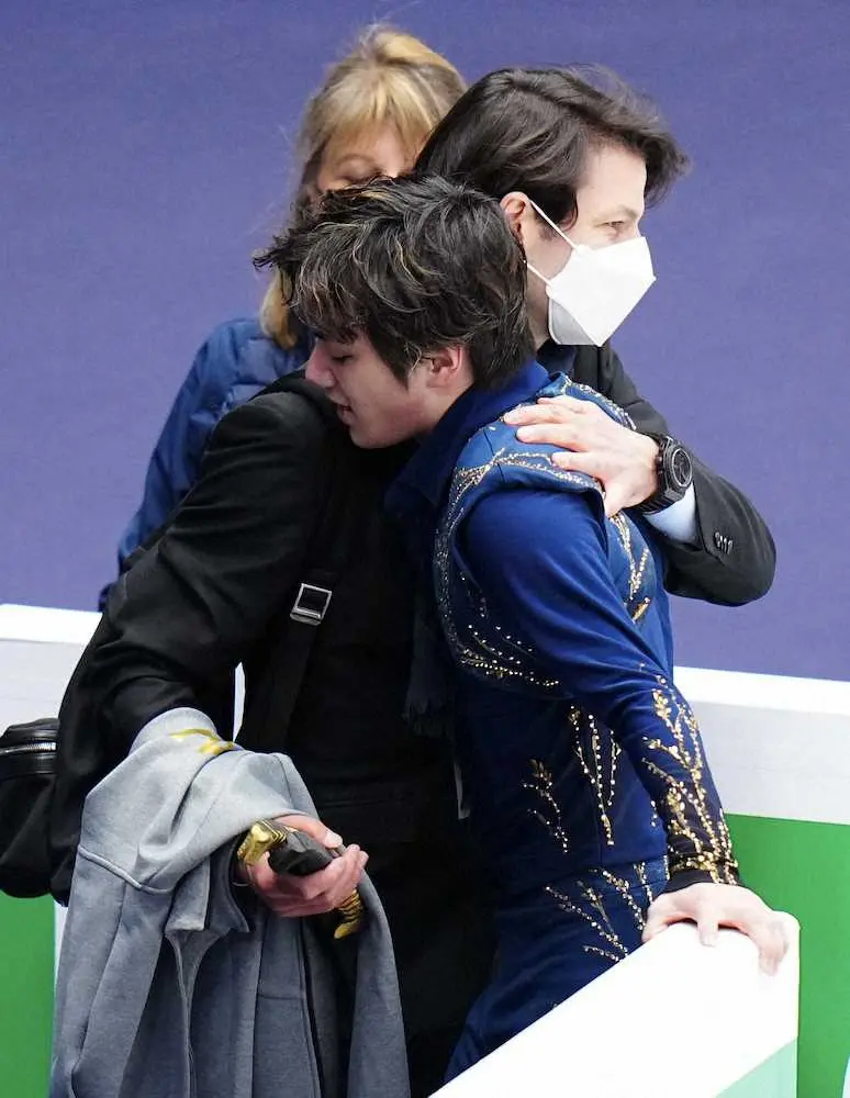 【画像・写真】ランビエル・コーチが宇野昌磨を祝福「アメイジング！」来季へ「既にプランがある」