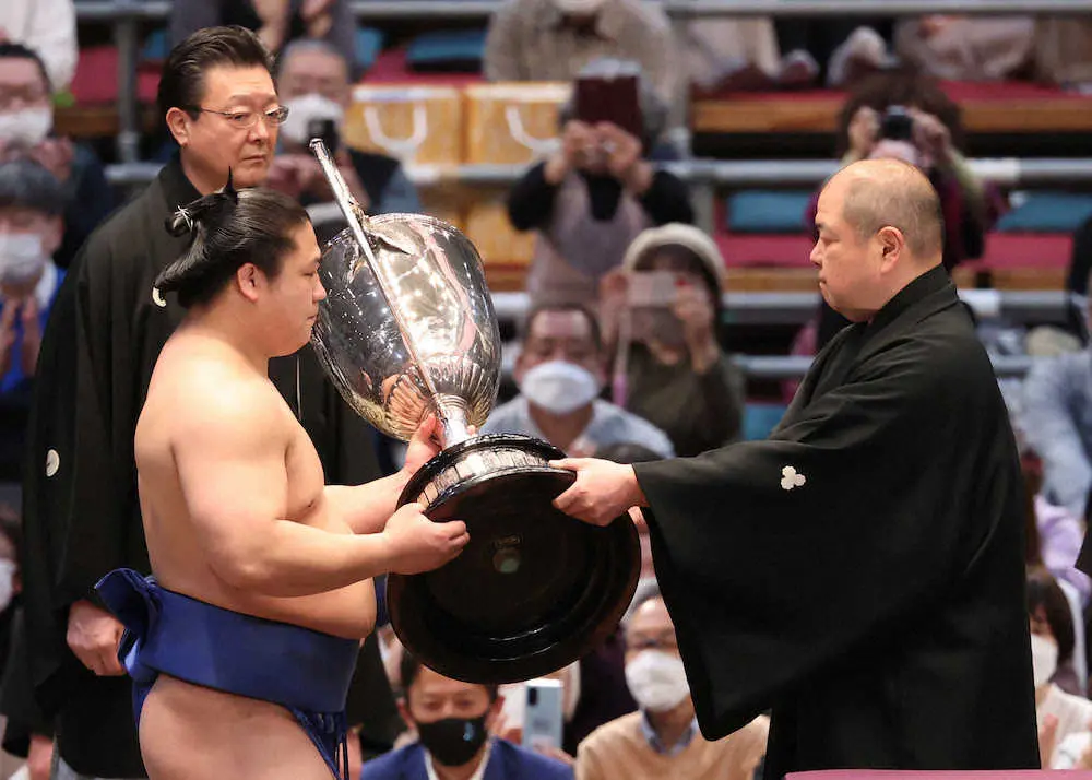 【画像・写真】春場所初優勝の新関脇・若隆景　大関を目指し「来場所が大事。しっかり稽古したい」