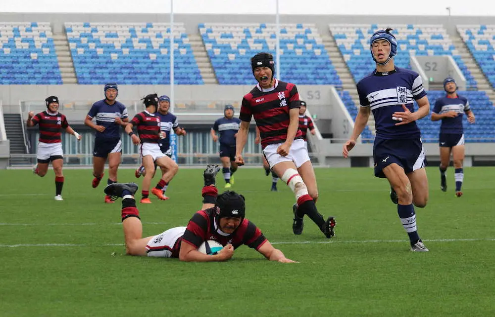 【画像・写真】報徳学園が初の決勝進出！6トライで桐蔭学園を撃破　決勝は東福岡と対決