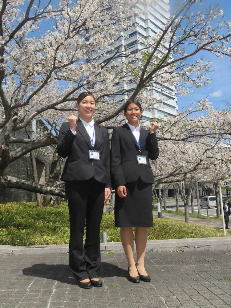 【画像・写真】児玉芽生　陸上短距離の新女王がミズノ入社式「今年中に日本記録更新を」　上半身の筋力強化に投てきトレ