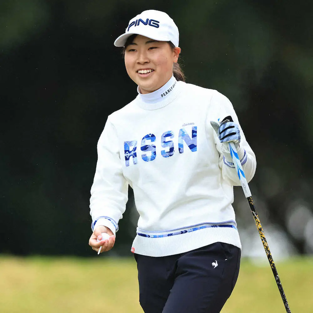 【画像・写真】JK上田澪空、コースレコードタイ64　新高2「凄いうれしい」3位浮上でアマV照準