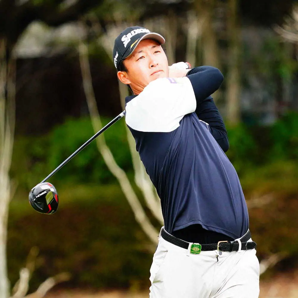 【画像・写真】初V見えた！岩崎3位浮上　6位から一気6バーディー「満足できるラウンド」