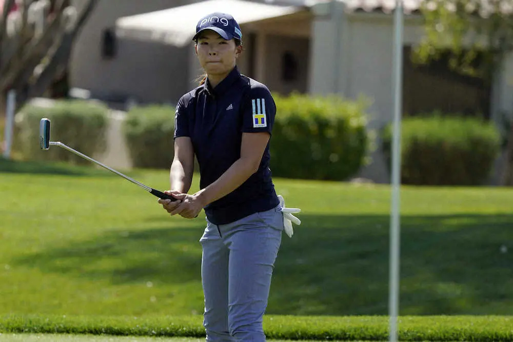 【画像・写真】渋野日向子は前半で2つ落とし6位に後退　米女子ゴルフ