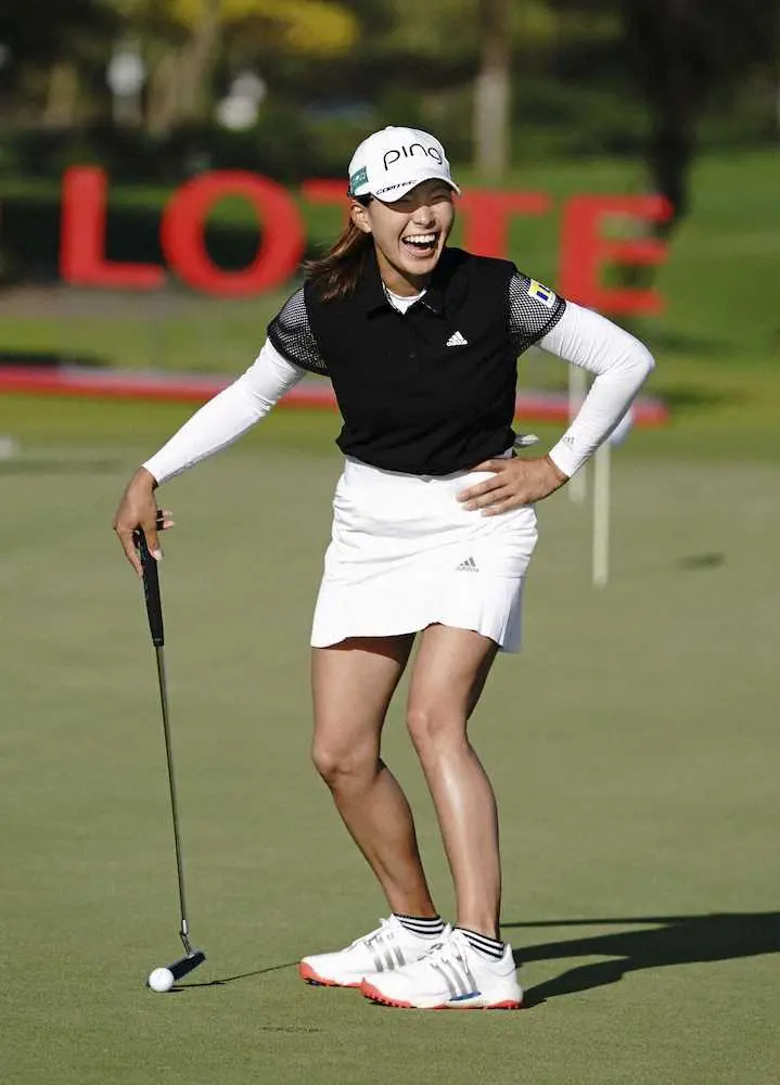 【画像・写真】渋野　米女子ロッテ選手権へ気合「メジャーの勢いぶつける」