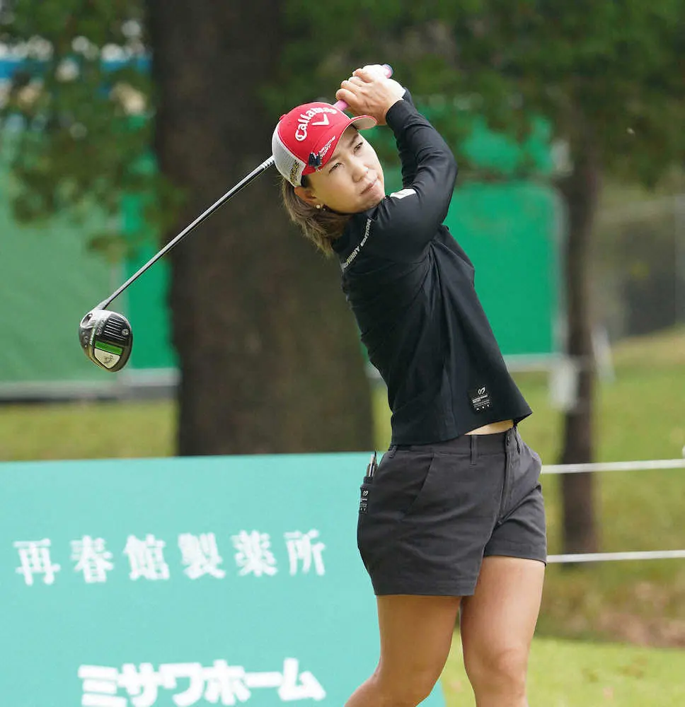 【画像・写真】熊本地震から6年、地元凱旋の上田桃子が2週連続V誓う「熊本人として前に進んでいきたい」