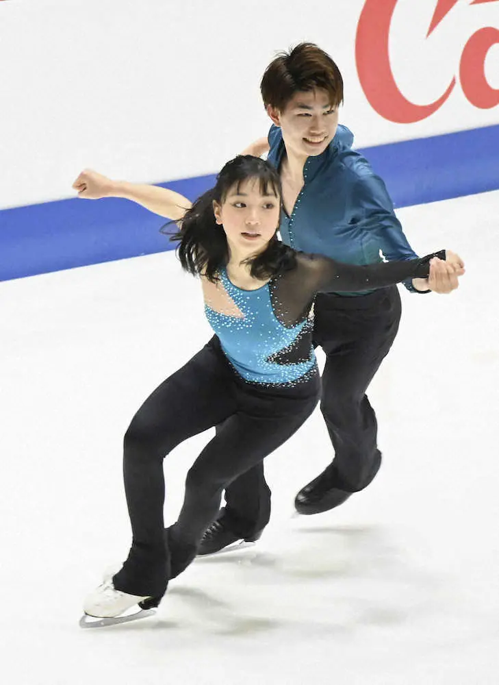 【画像・写真】来田、森田組は14位スタート　首位はブラウン組　世界ジュニア選手権アイスダンスRD