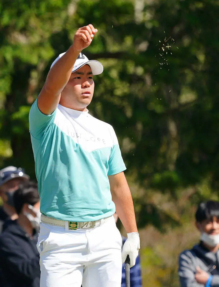 風雲急 強風何の比嘉が奪首 5ボギーでも ミスショットはしてない 68 スポニチ Sponichi Annex スポーツ