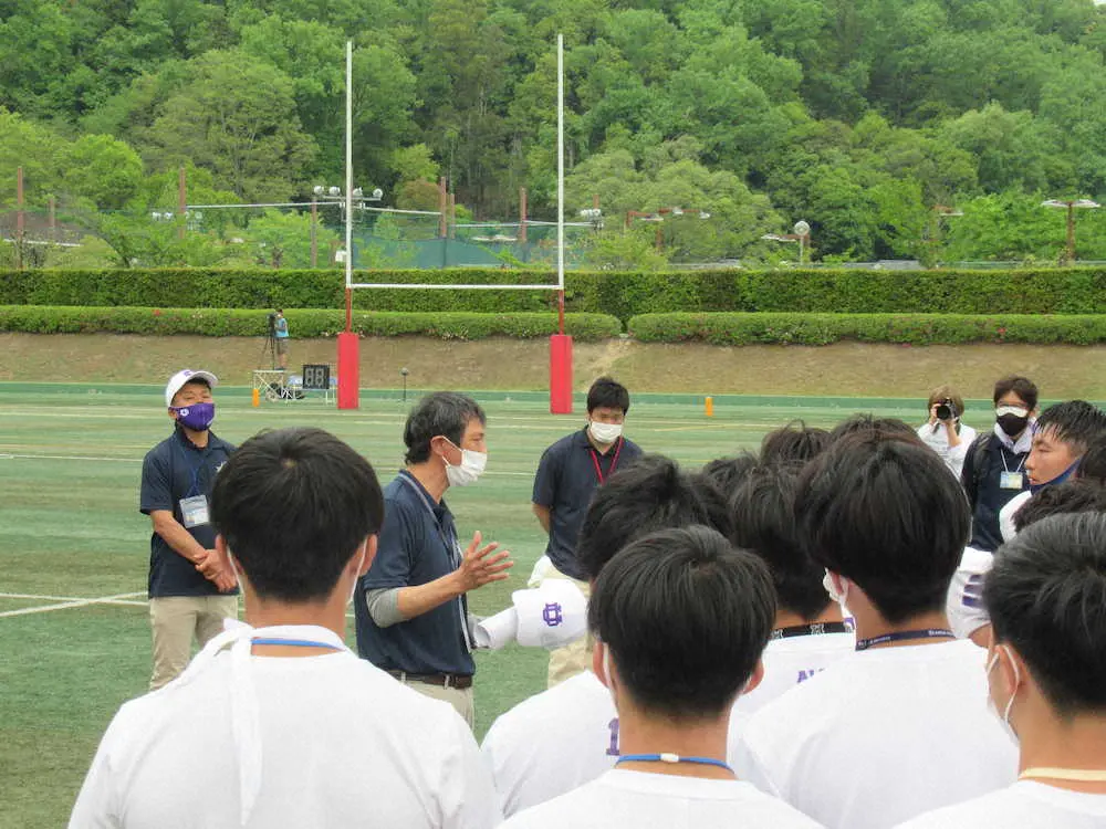 【画像・写真】アメフト同大　「伸びしろ」を感じた橋詰ヘッドコーチの初陣　日大再建した手腕で、かつての名門が甦る