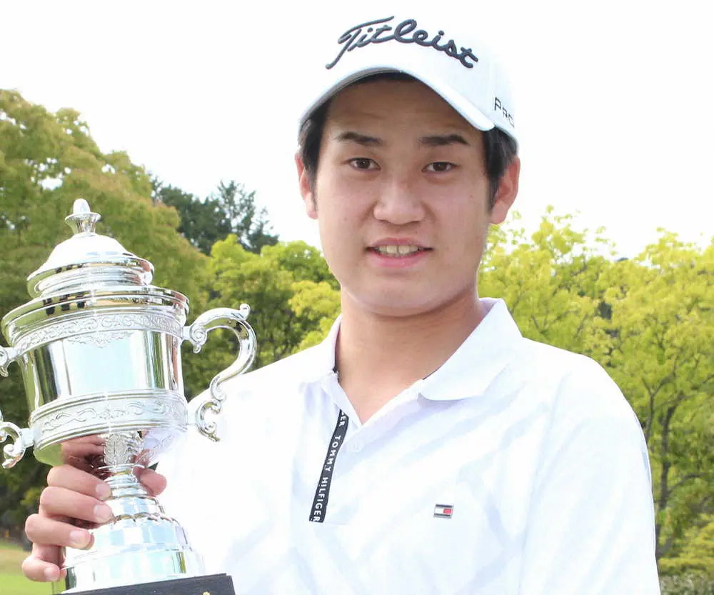 【画像・写真】19歳学生プロの田中　下部ツアーで逃げ切りV　初出場で戴冠「最後のハーフは苦しくつらくて長かった」