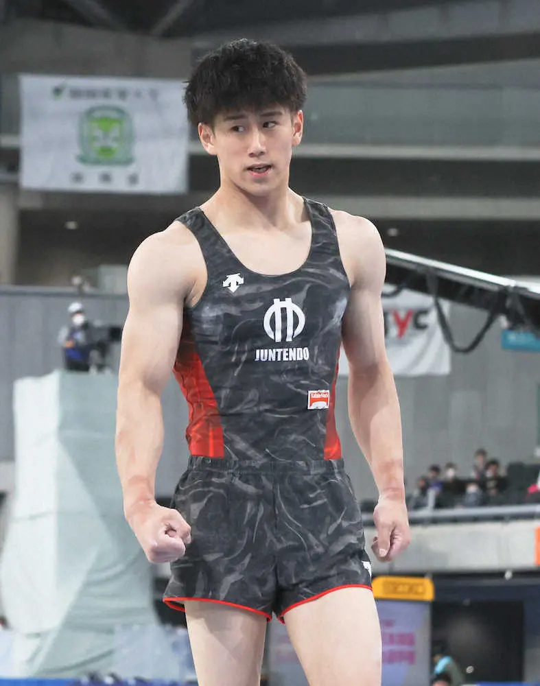 【画像・写真】五輪2冠・橋本「攻める気持ちをつくり直した」切り替え奪首　体操全日本個人総合選手権男子予選