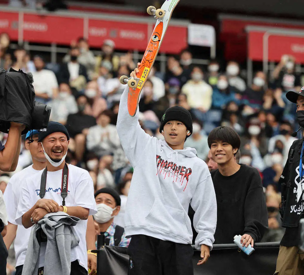 【画像・写真】【Xゲーム写真特集】五輪王者が魅せた！スケボー堀米雄斗V、日本男子が表彰台独占