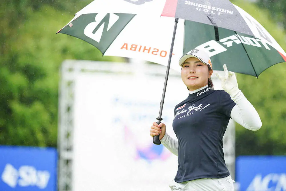 【画像・写真】前週初優勝の高橋「パットが凄く入ってくれた」1差2位の好位置スタート