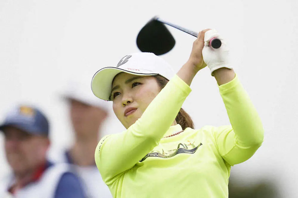 【画像・写真】古江彩佳は通算2アンダー、8戦連続で予選通過は確実「風が来て難しい展開が多かった」