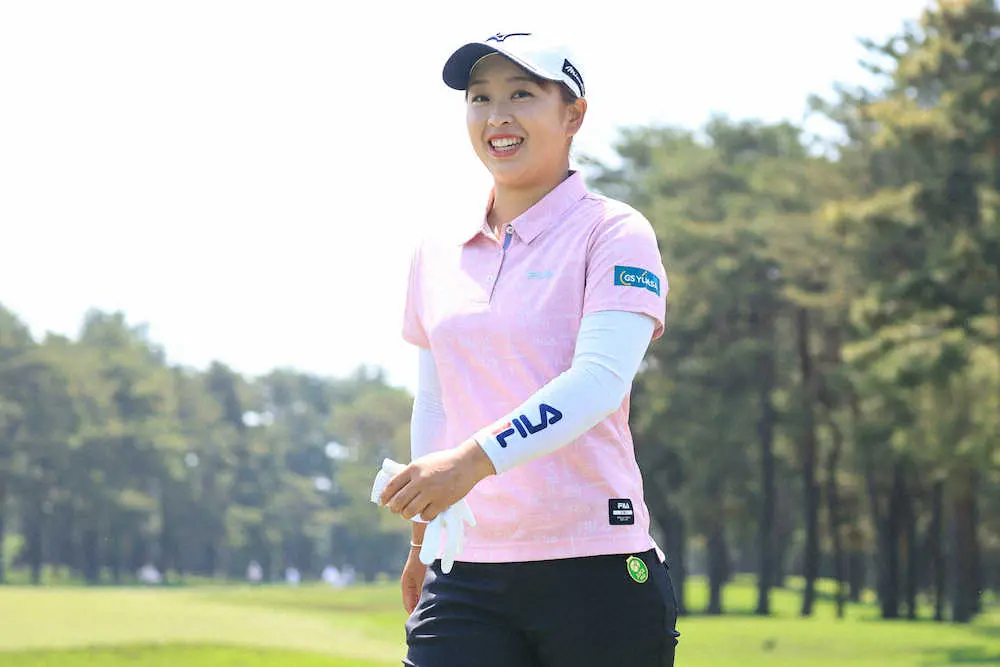 【画像・写真】今季7戦4勝の西郷真央「勝ちたい試合のひとつ」メジャー初制覇に意欲　ワールド・サロンパスC