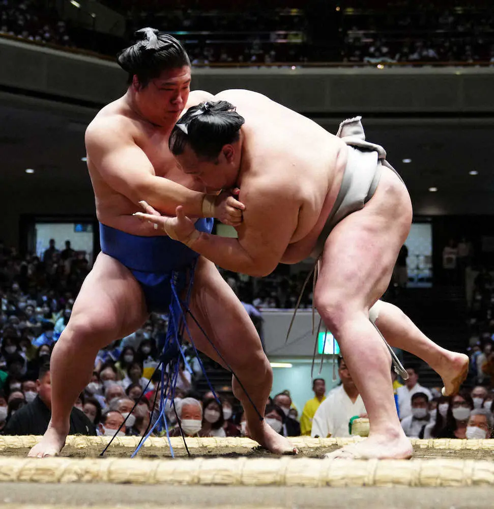 【画像・写真】若隆景　春優勝の勢いそのまま、大関獲り足固めへ快勝「しっかり下から」