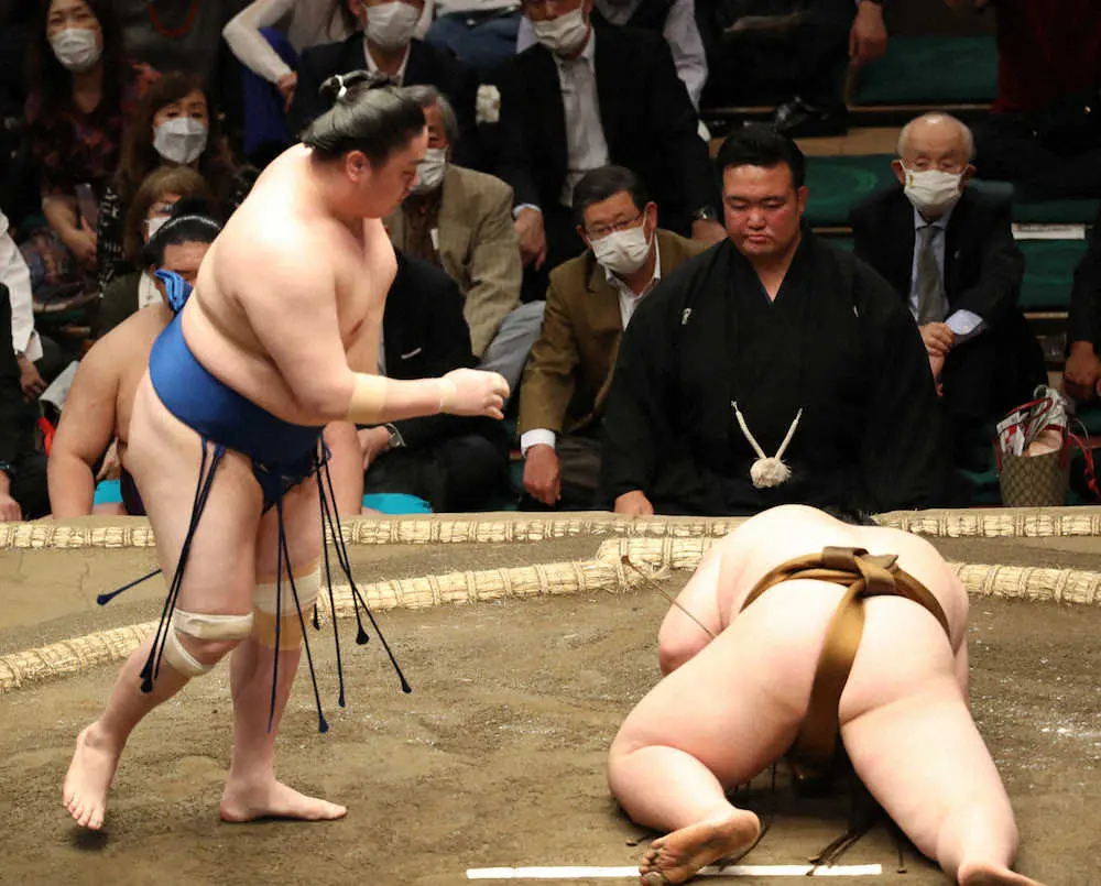 【画像・写真】平幕・一山本　全勝キープも「まだ“五山本”なので」、6日目碧山と全勝対戦