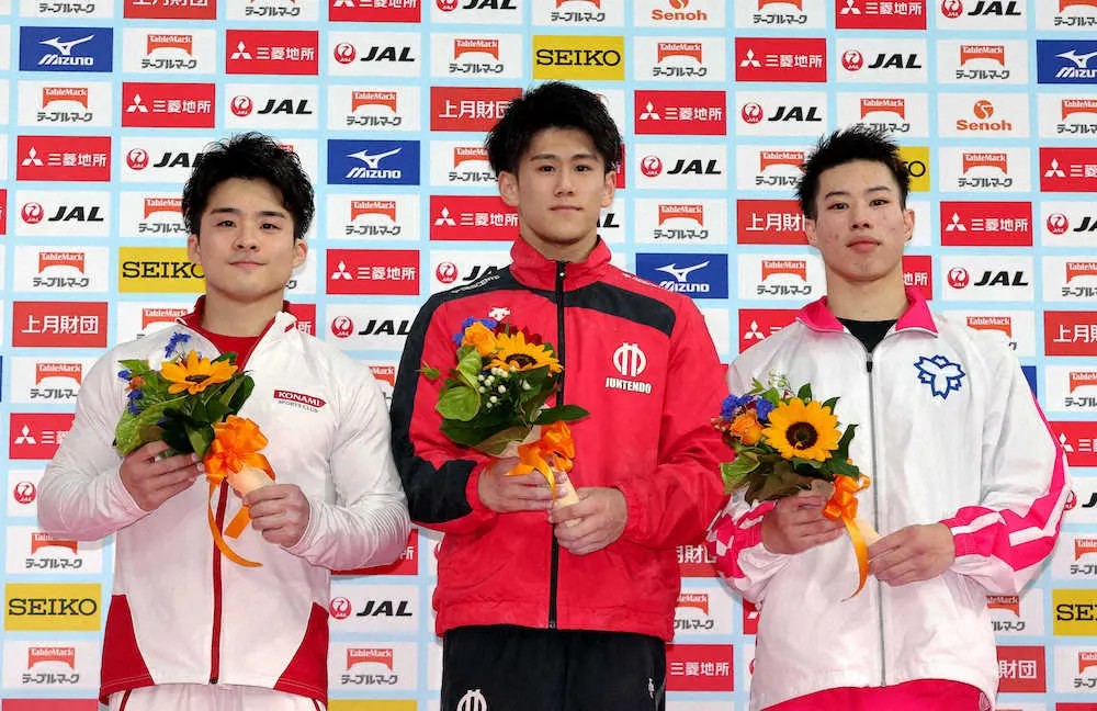 【画像・写真】エース橋本、鉄棒2度落下も連覇　「結果を出したというより逃げ切った感じ」