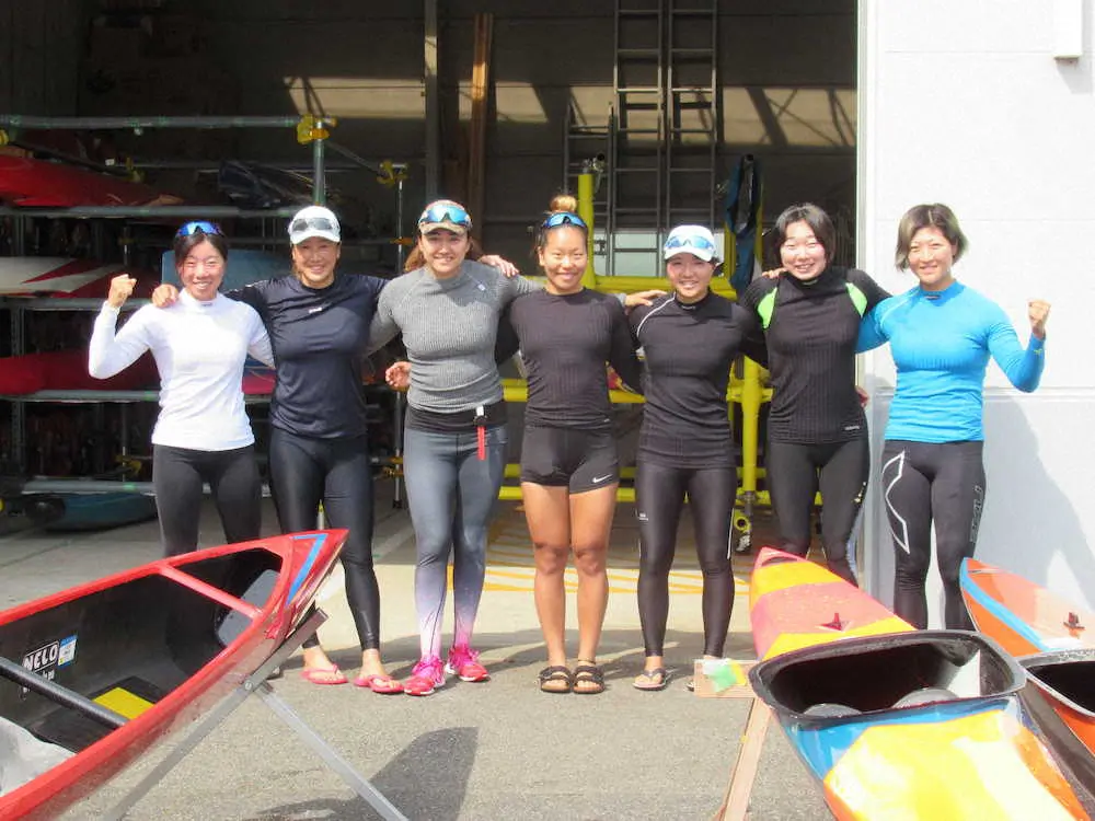 【画像・写真】カヌースプリント女子日本代表「パリで戦えるようになりたい」加古川から世界へ