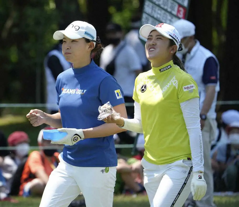 【画像・写真】今季日本ツアー初出場の渋野　2オーバーの暫定80位と出遅れ「10点くらいでいいかな」