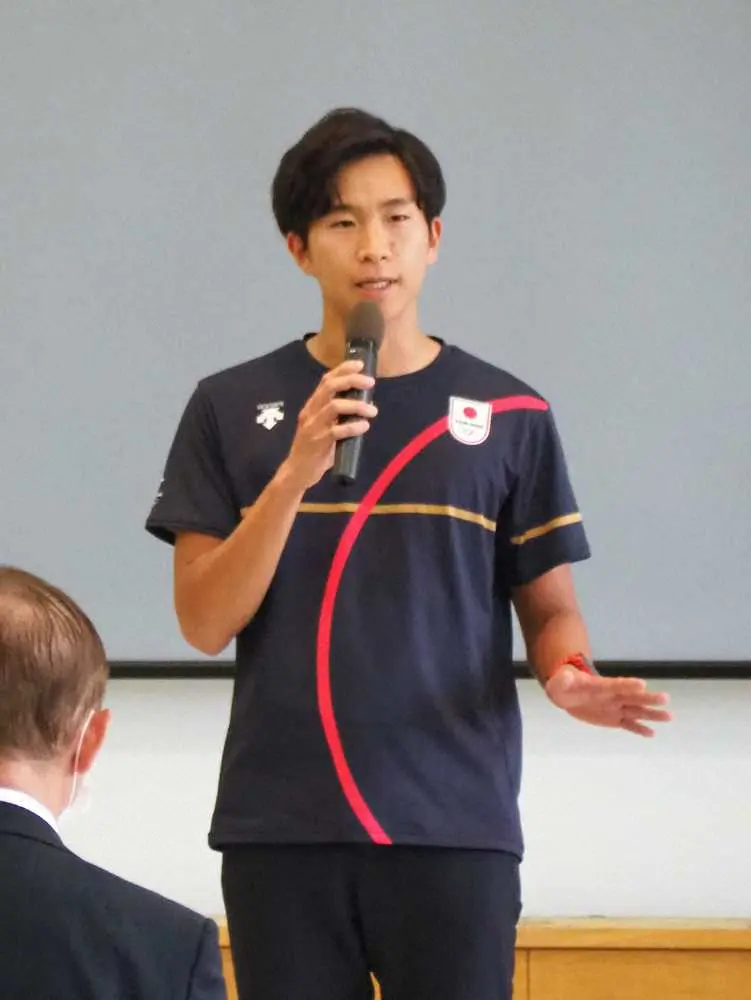 【画像・写真】ノルディック複合の谷地宙、26年五輪で「金含め複数メダルを」　アスナビ説明会で意欲