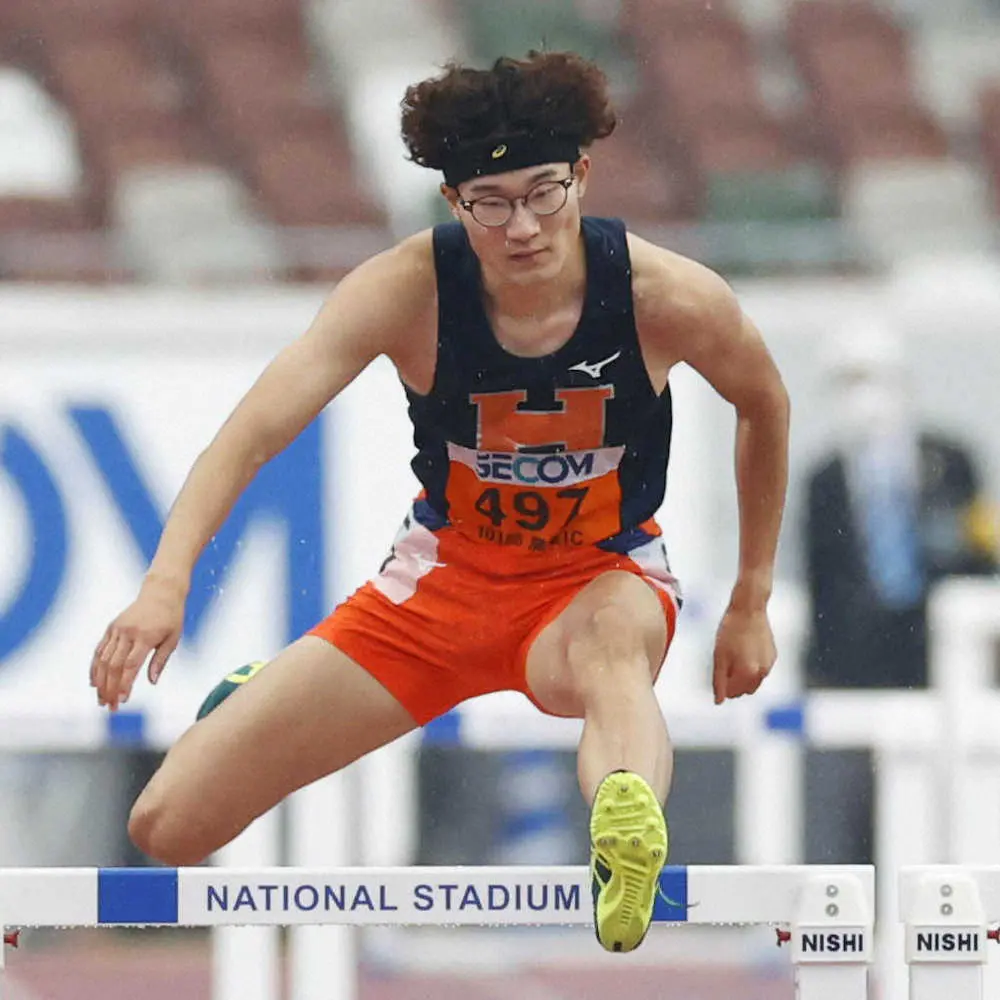 【画像・写真】黒川　男子400障害連覇へ前進、決勝は「記録狙う」関東インカレ