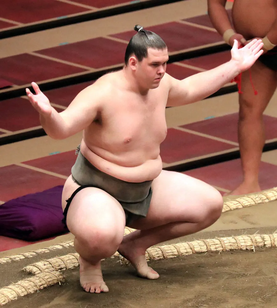 【画像・写真】ウクライナ出身・獅司　3勝4敗で夏場所終える「まだ弱い、来場所頑張ります」