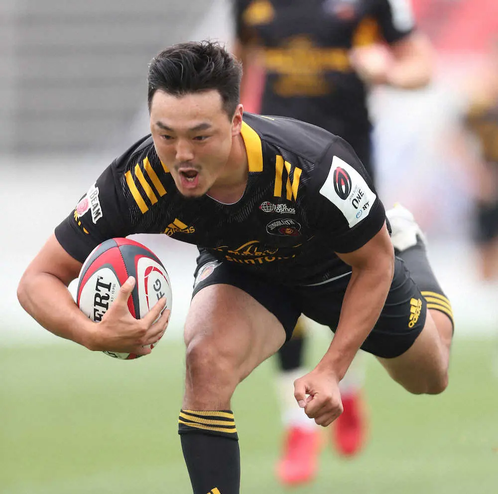 【画像・写真】東京SG・尾崎晟　80メートル独走T「意識してディフェンスに取り組んできた結果」