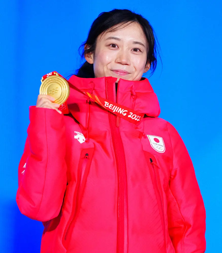 北京五輪スピードスケート女子1000メートルで金メダルを獲得した高木美帆