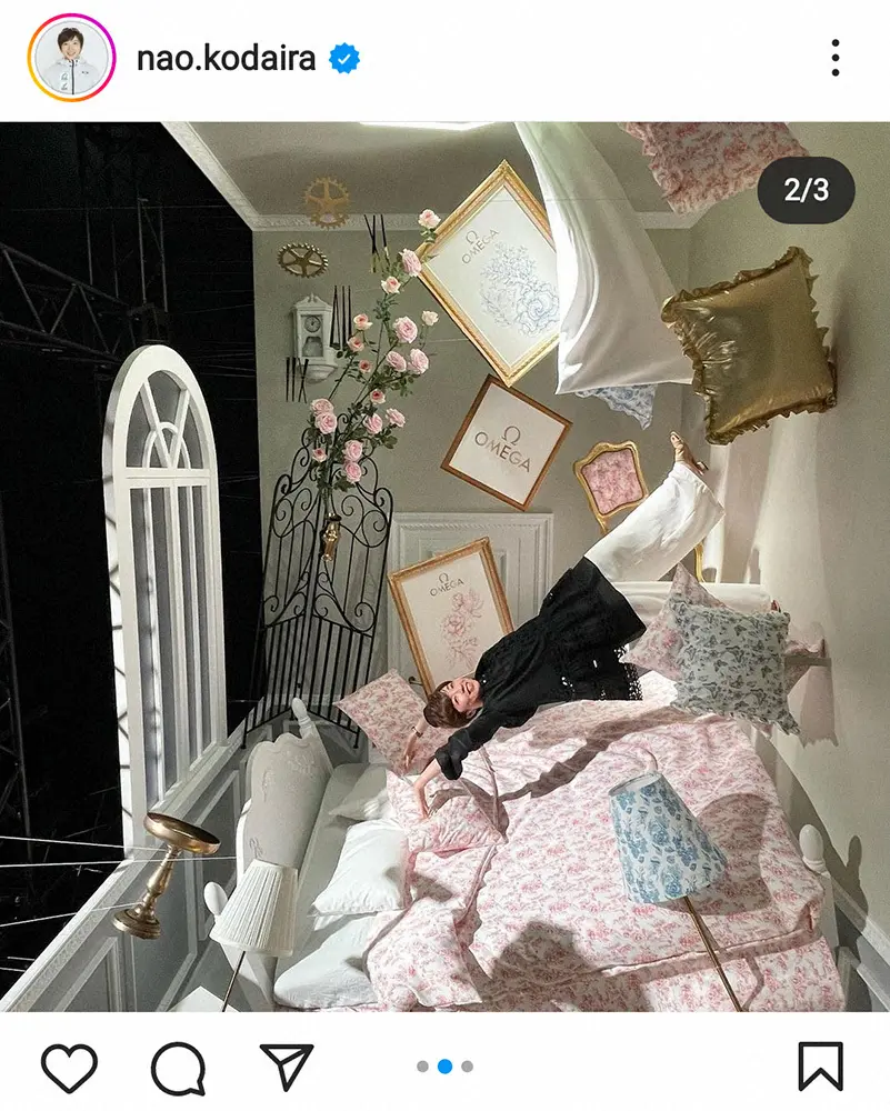 【画像・写真】小平奈緒「オメガ」展覧会でエレガントな装い　「美しい」「メイクもお洋服もお似合いできれい」の声