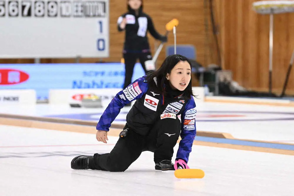 【画像・写真】【カーリング】藤沢五月、不運でショットの精度欠く「あそこは早く投げられるように」ロコ連勝ストップ