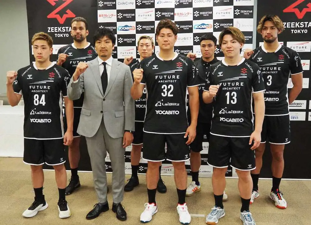 日本ハンドボールリーグ男子のジークスター東京が新体制発表 悲願の日本一へ 6選手が新加入 スポニチ Sponichi Annex スポーツ