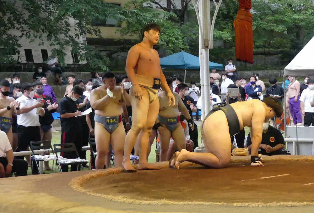 【画像・写真】東日本学生相撲選手権　日体大が3連覇　レスリング高校日本一のブフチョローンが大活躍