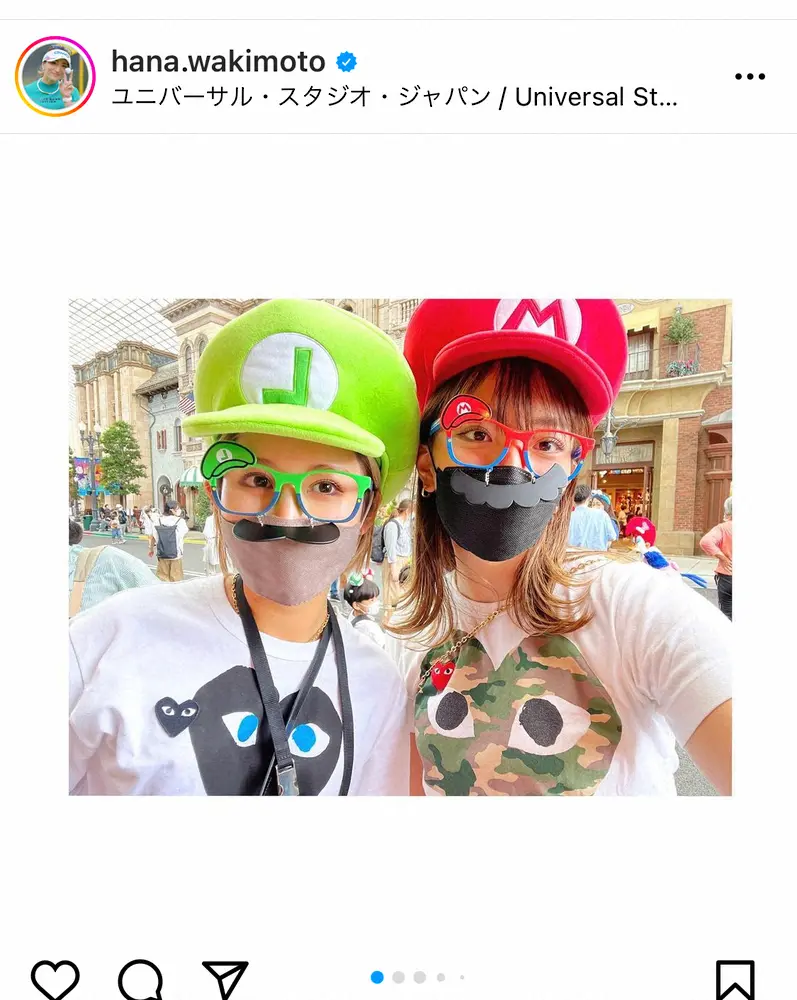 脇元華 キンクミとusj満喫 カチューシャ 帽子 キュートなオフショットに かわいすぎる の声 スポニチ Sponichi Annex スポーツ