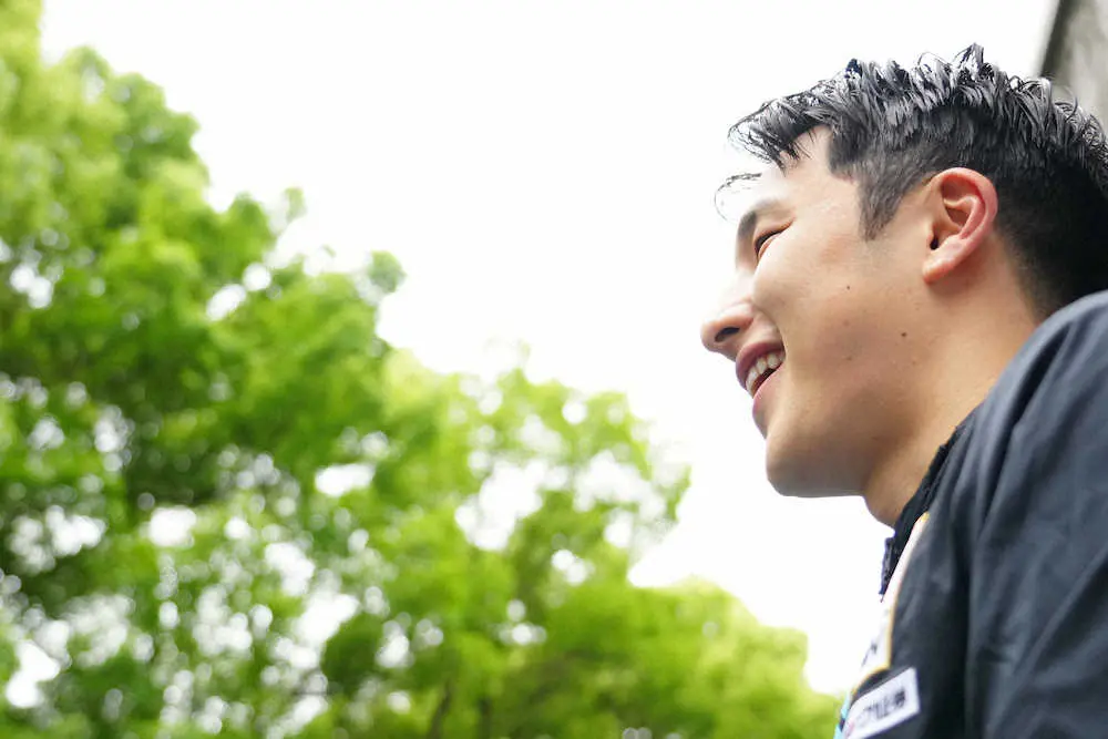 【画像・写真】笑顔で質問に答える瀬戸（撮影・会津　智海）