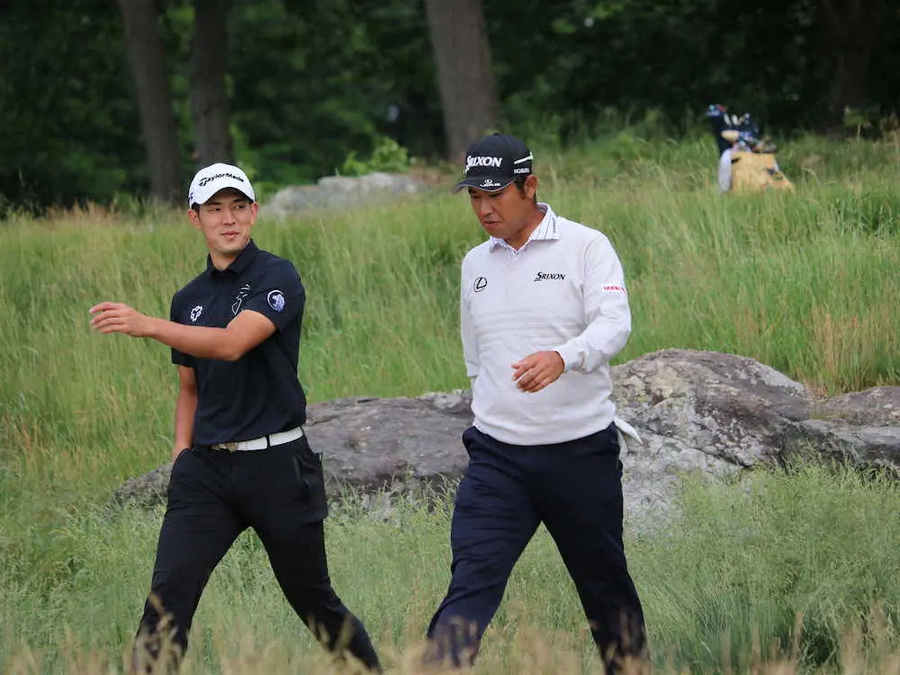 【画像・写真】アマ世界1位・中島啓太は松山英樹と最終調整「先輩はホントに優しい」